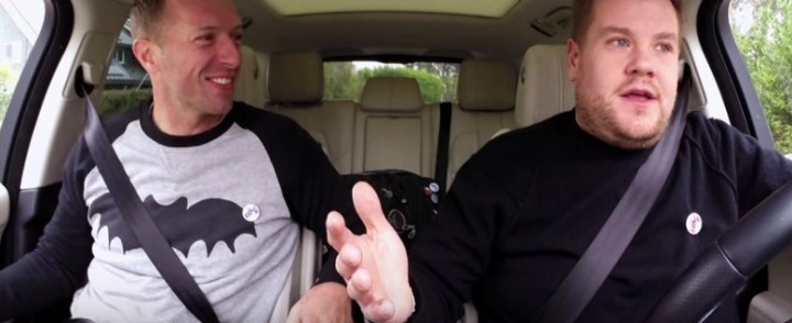 Late Late Show – Carpool Karaoke with Chris Martin