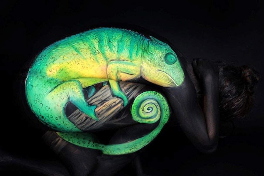 Body Art Chameleon