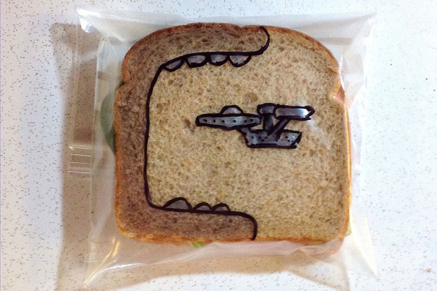 Sandwich Bag Dad Star Trek